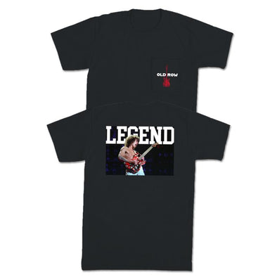 Old Row The Eruption Pocket Tee Black