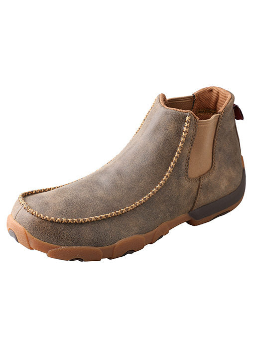 Twisted X Mens Slip On Chukka Driving Moc MDMG002