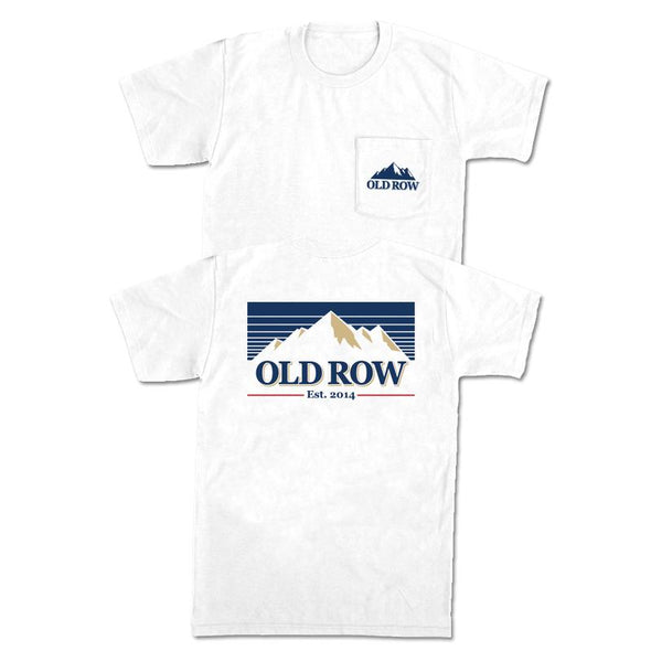 Old Row Mountain Brew Pocket Tee White